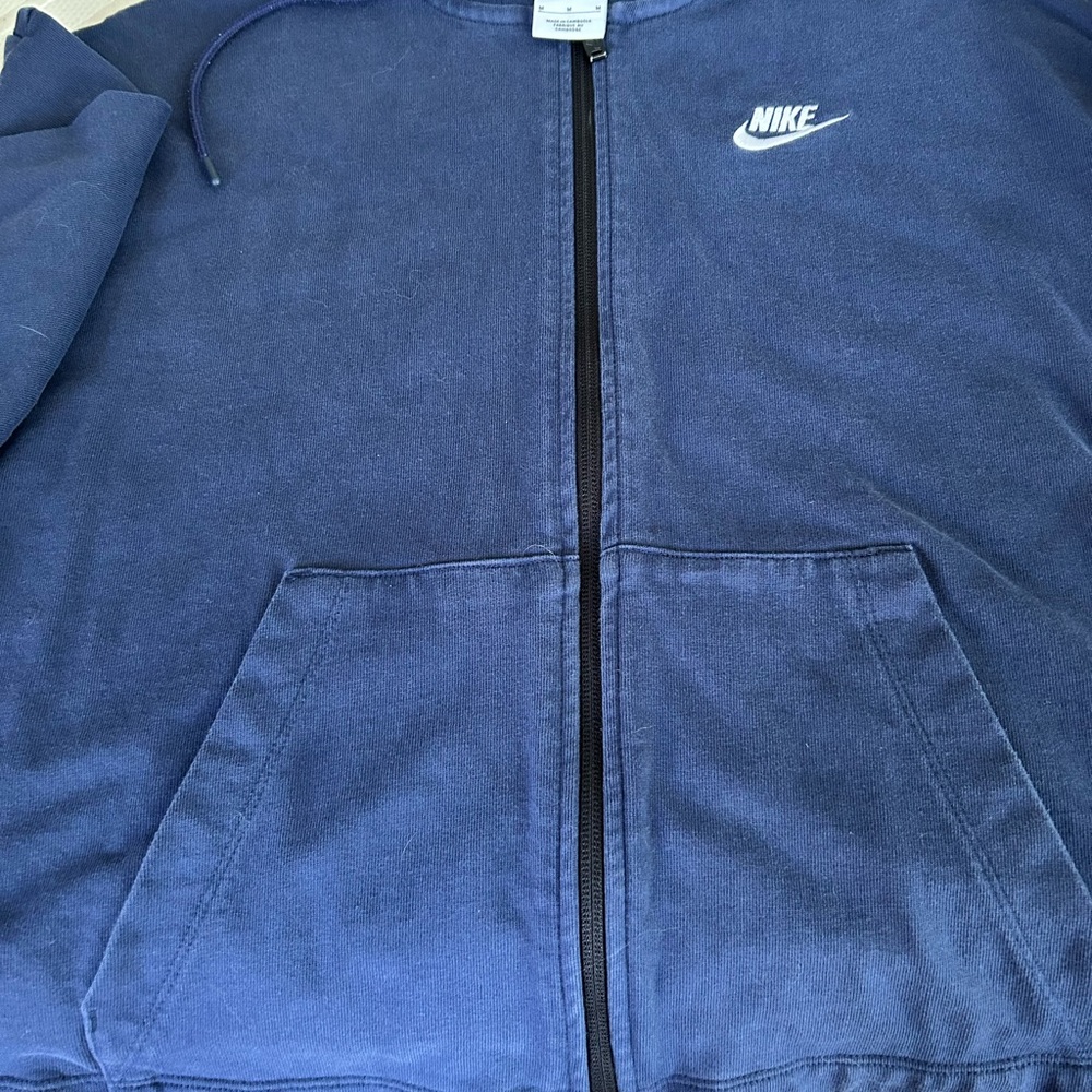 Nike Thinner Navy Hoodie - Picture 5 of 7